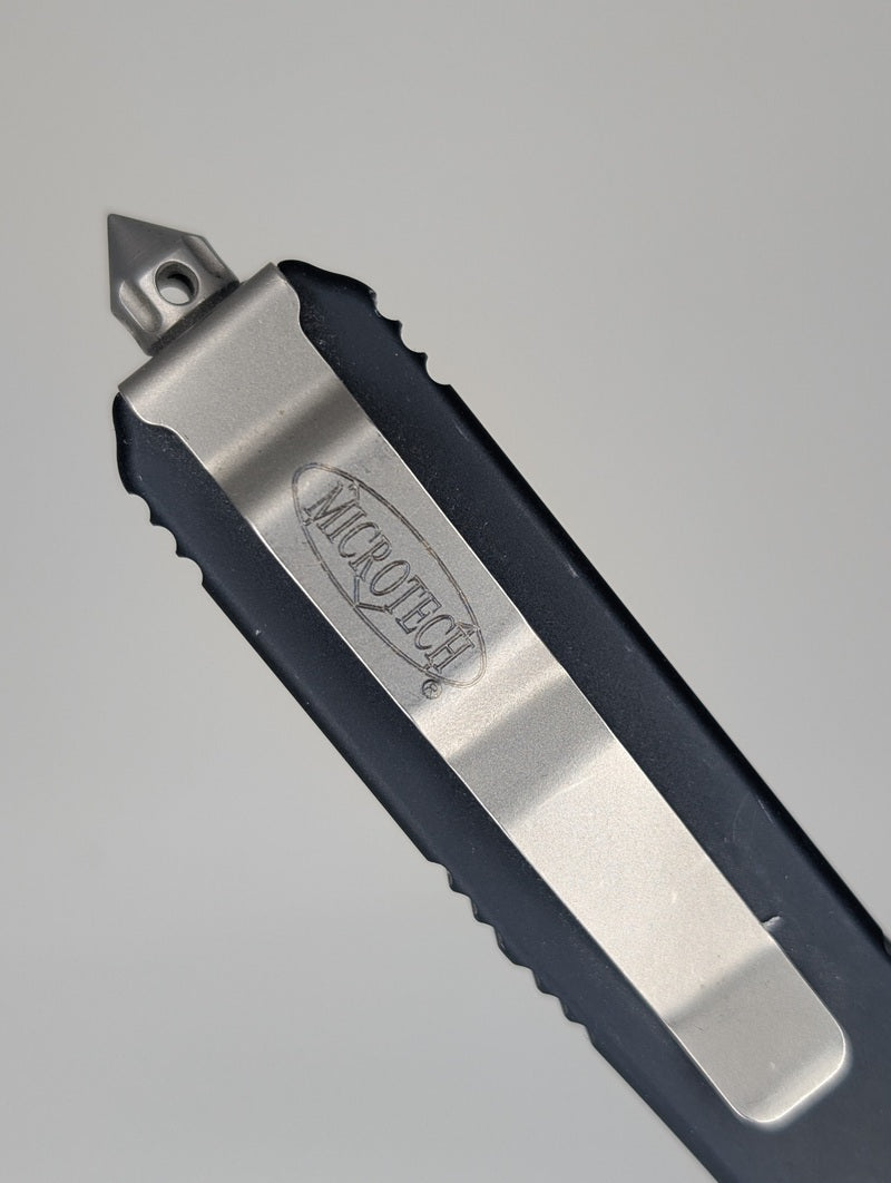 *Consignment* Microtech Ultratech 2014 Black Elmax Out the Front Knife