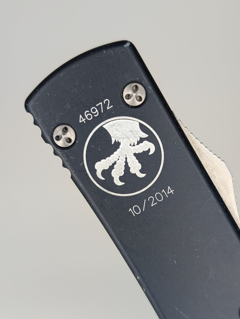 *Consignment* Microtech Ultratech 2014 Black Elmax Out the Front Knife