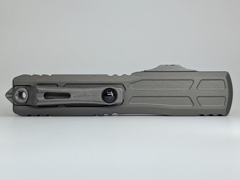 Microtech Ultratech EX ZBP Bayonet Natural Clear Apocalyptic Out the Front Knife