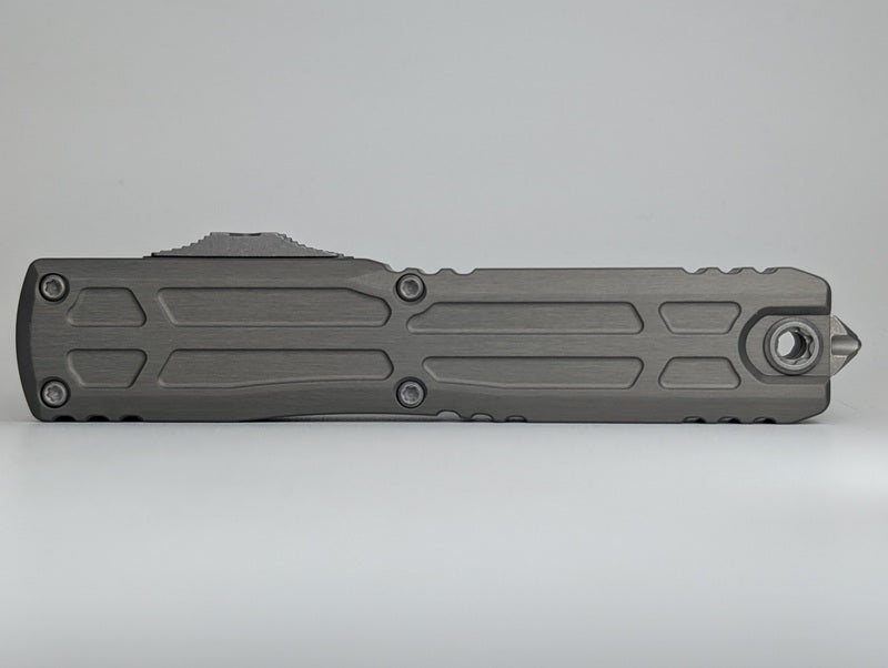 Microtech Ultratech EX ZBP Bayonet Natural Clear Apocalyptic Out the Front Knife