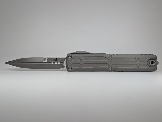 Microtech Ultratech EX ZBP Bayonet Natural Clear Apocalyptic Out the Front Knife