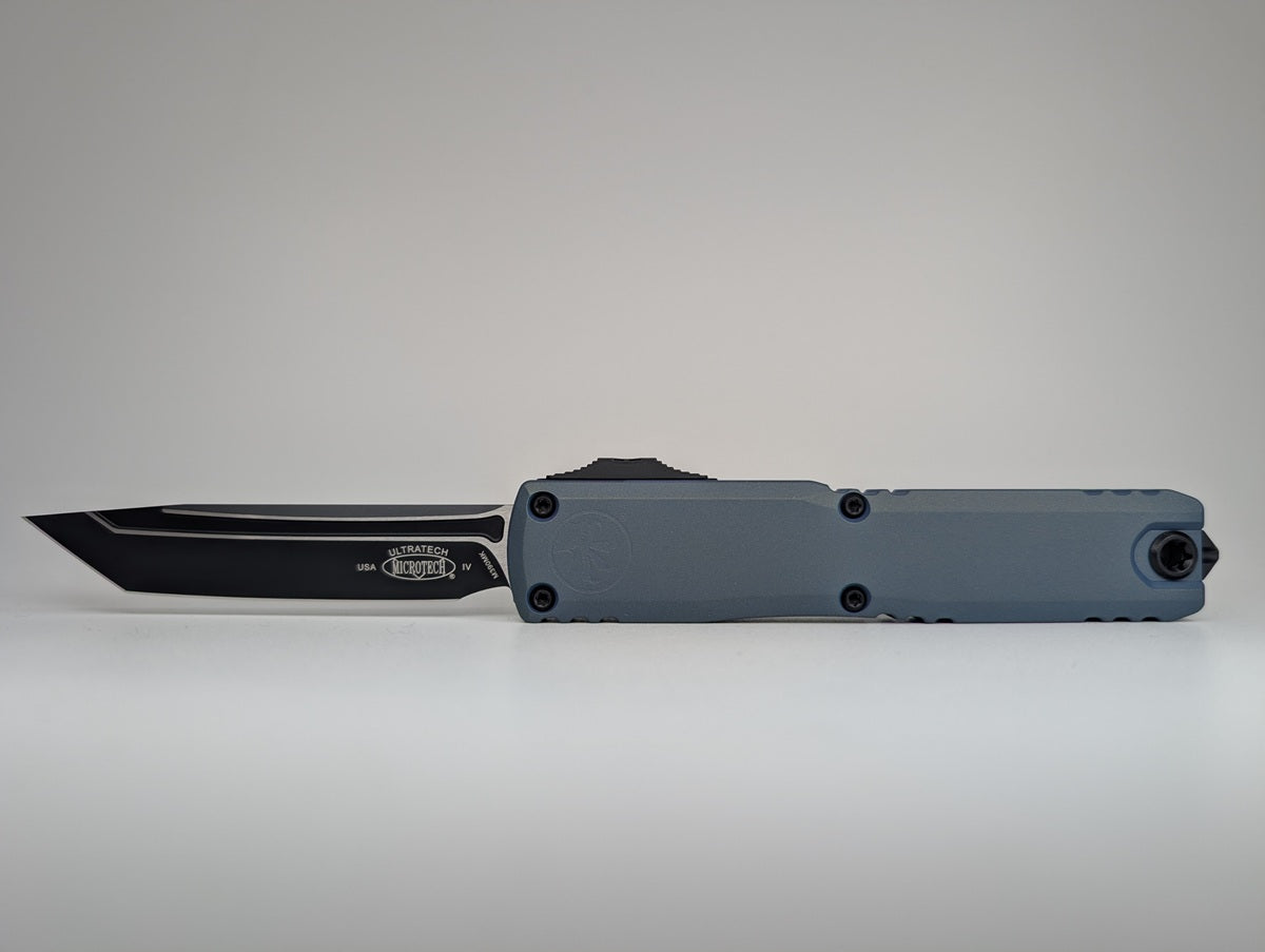 Microtech Ultratech T/E Gen IV Caspian Blue Out the Front Knife