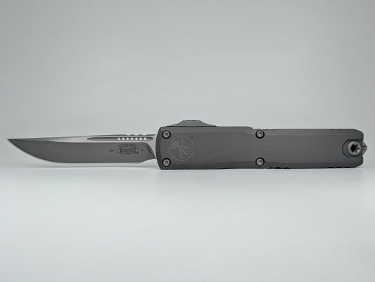 Microtech Ultratech Gen IV Natural Clear Single Edge Apocalyptic Out the Front Knife