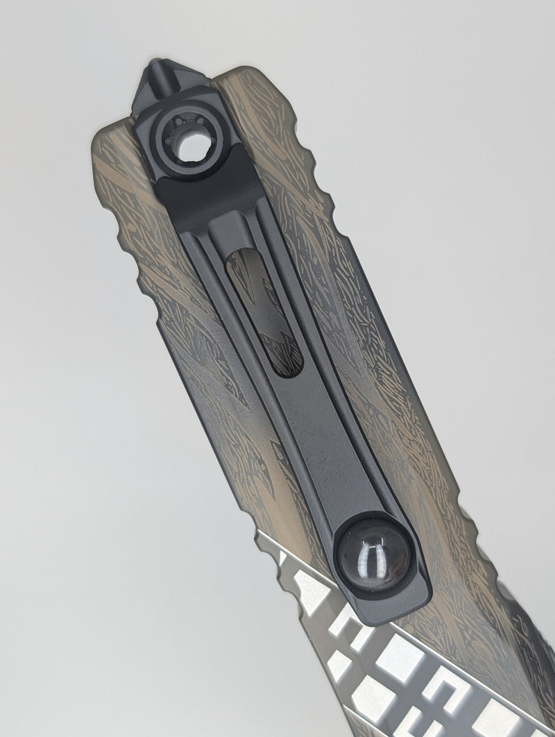 Microtech Ultratech Gen IV Double Edge "Wookie" Out the Front Knife