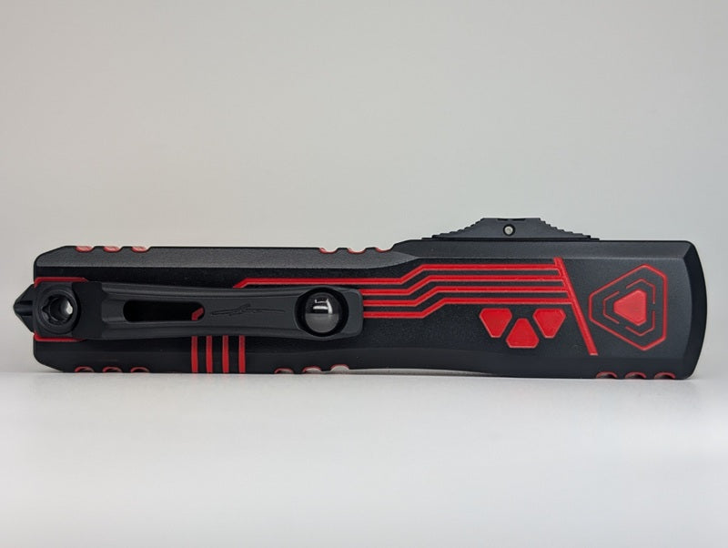 Microtech Ultratech D/E Gen IV Signature Series Red Out the Front Knife