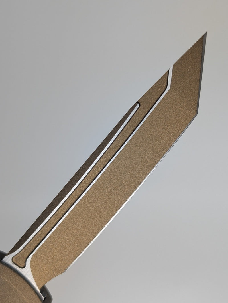 Microtech Ultratech ZBP T/E Cerakote Burnt Bronze Out the Front Knife