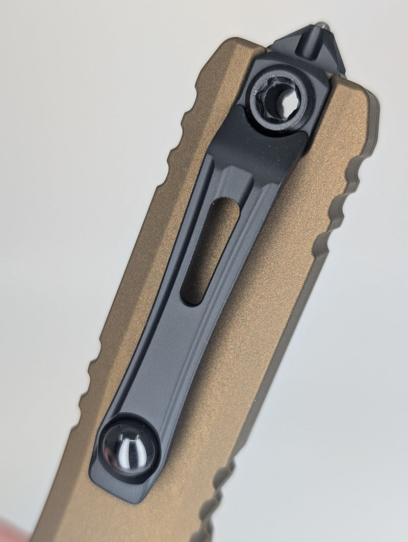Microtech Ultratech ZBP T/E Cerakote Burnt Bronze Out the Front Knife
