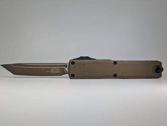 Microtech Ultratech ZBP T/E Cerakote Burnt Bronze Out the Front Knife