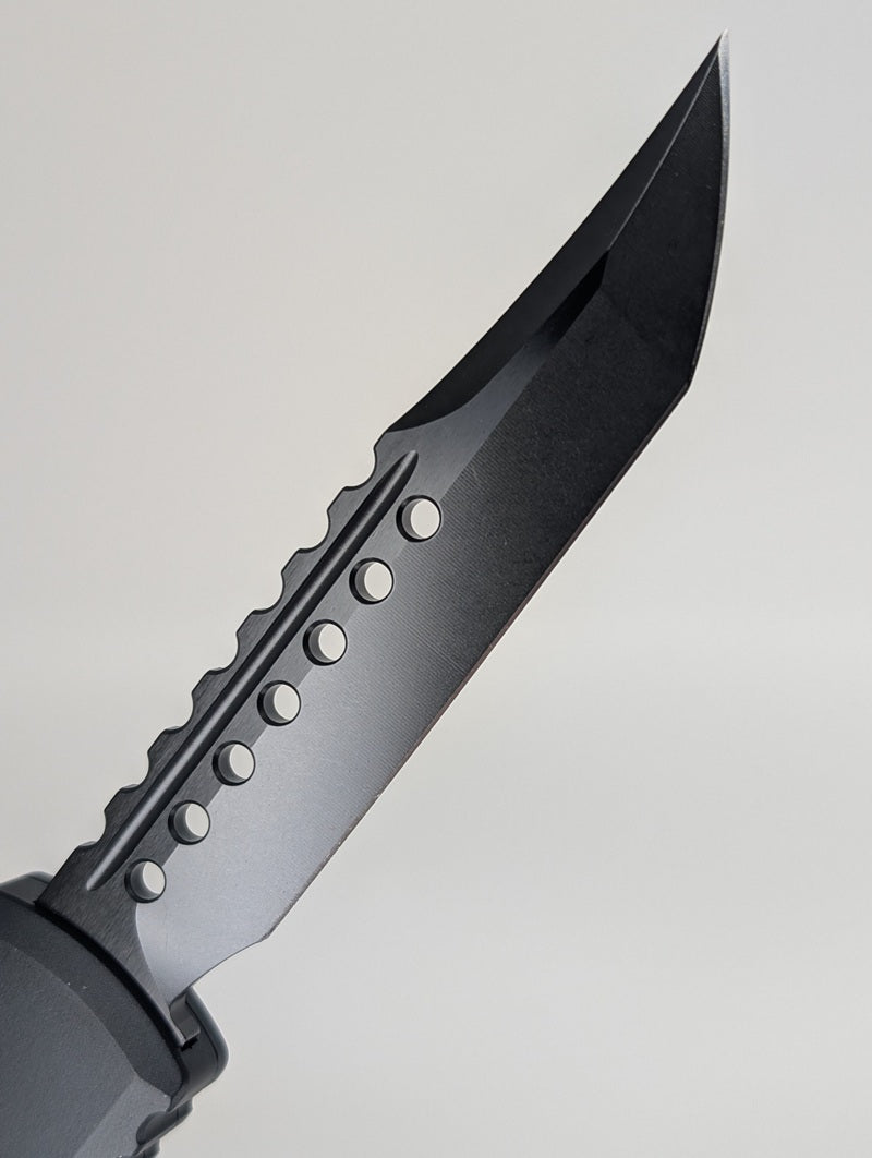 Microtech Ultratech ZBP Hellhound Signature Series Shadow Out the Front Knife