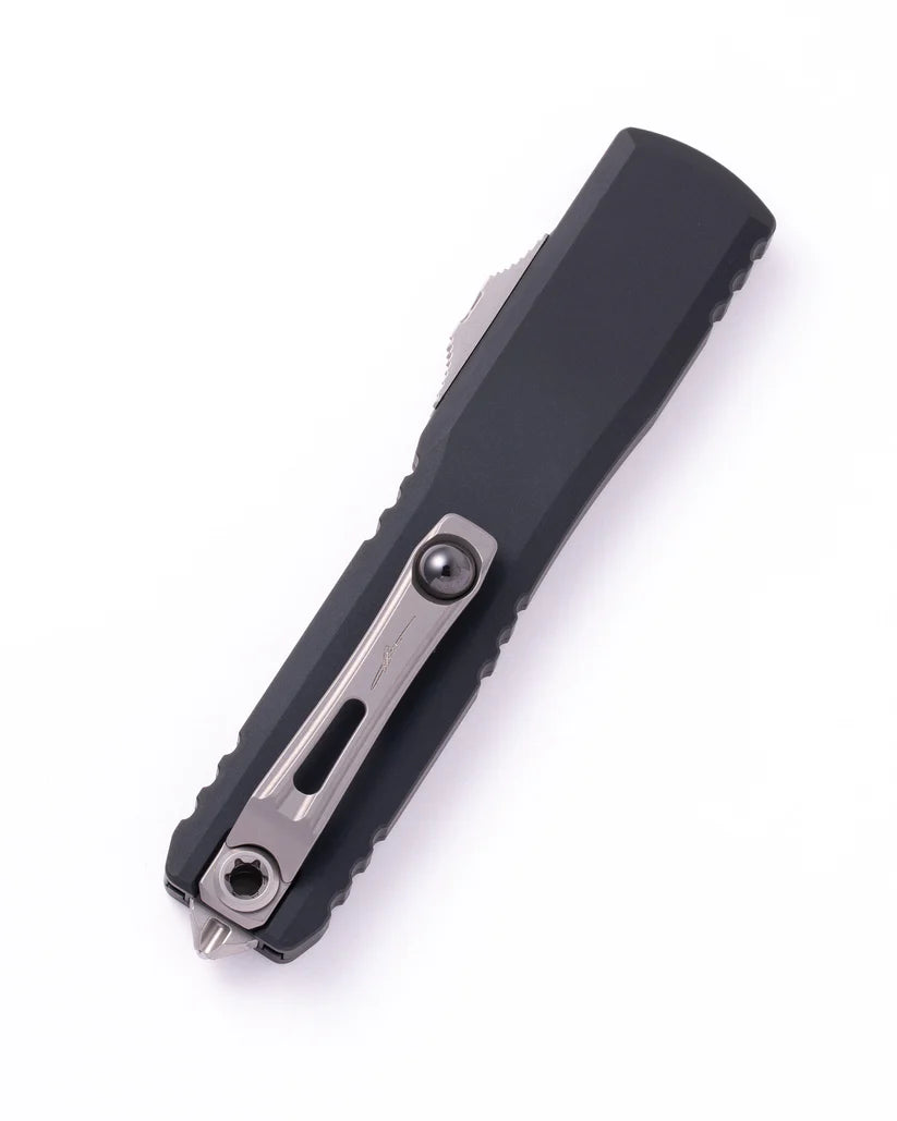 Microtech Ultratech ZBP Signature Series Hellhound Stonewash Out the Front Knife