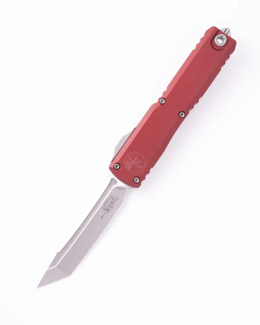 Microtech Ultratech ZBP T/E Merlot Stonewash Out the Front Knife