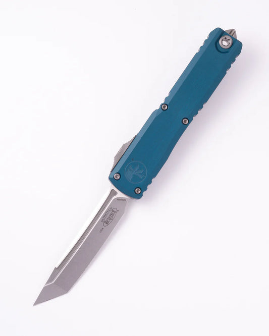 Microtech Ultratech ZBP T/E Deep Ocean Stonewash Out the Front Knife