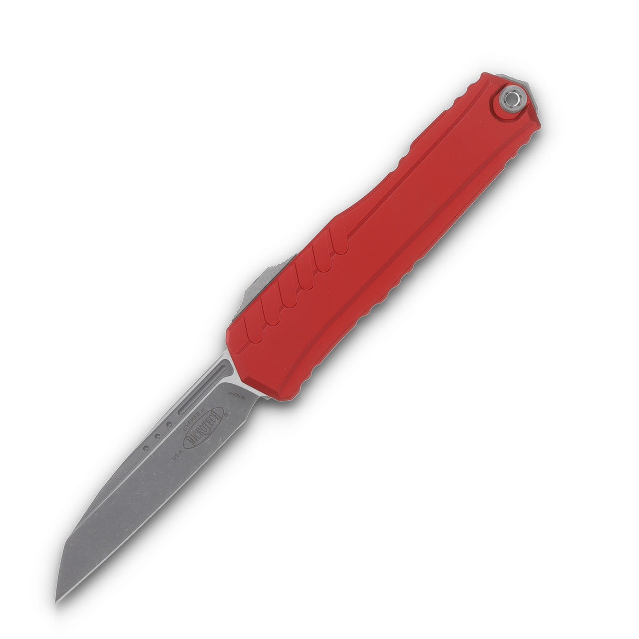Microtech Cypher II S/E Red Apocalyptic Out the Front Knife