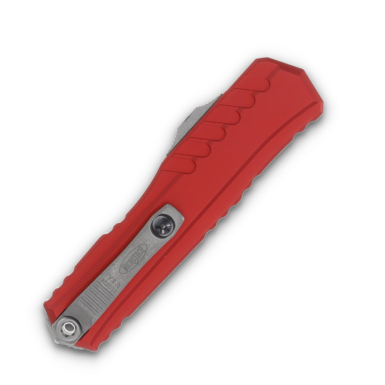 Microtech Cypher II S/E Red Apocalyptic Out the Front Knife