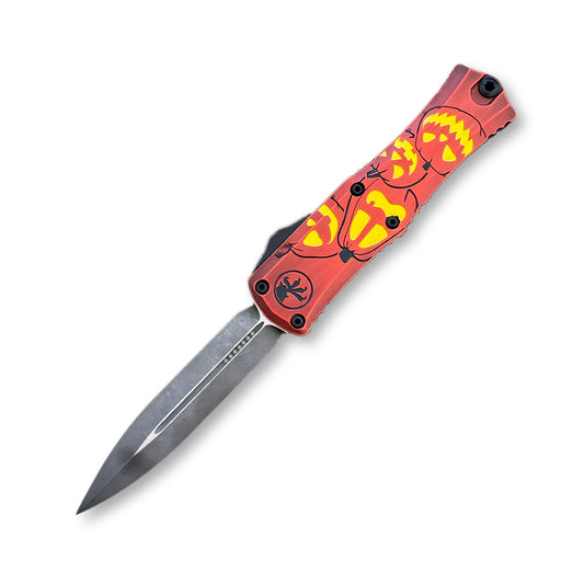 Microtech Hera II Mini D/E Jack-o'-Lantern Standard Out the Front Knife