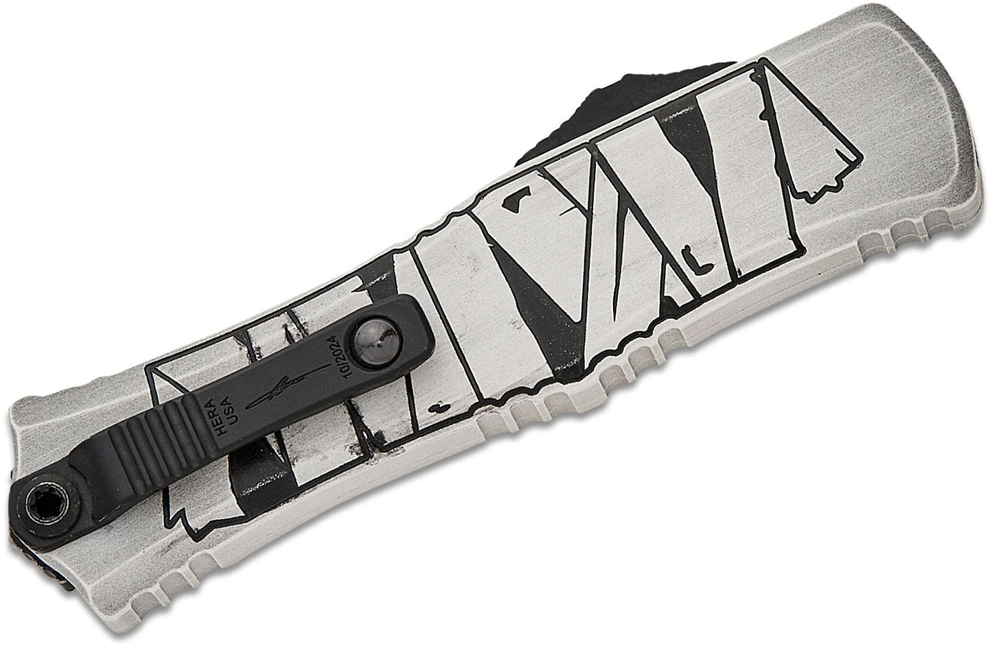 Microtech Hera II Mini D/E Mummy Wrap Standard Out the Front Knife