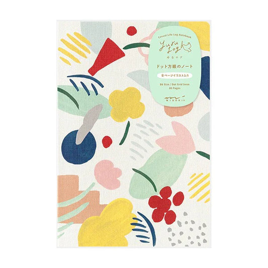 Midori B6 Yuru Log Notebook Dot Grid