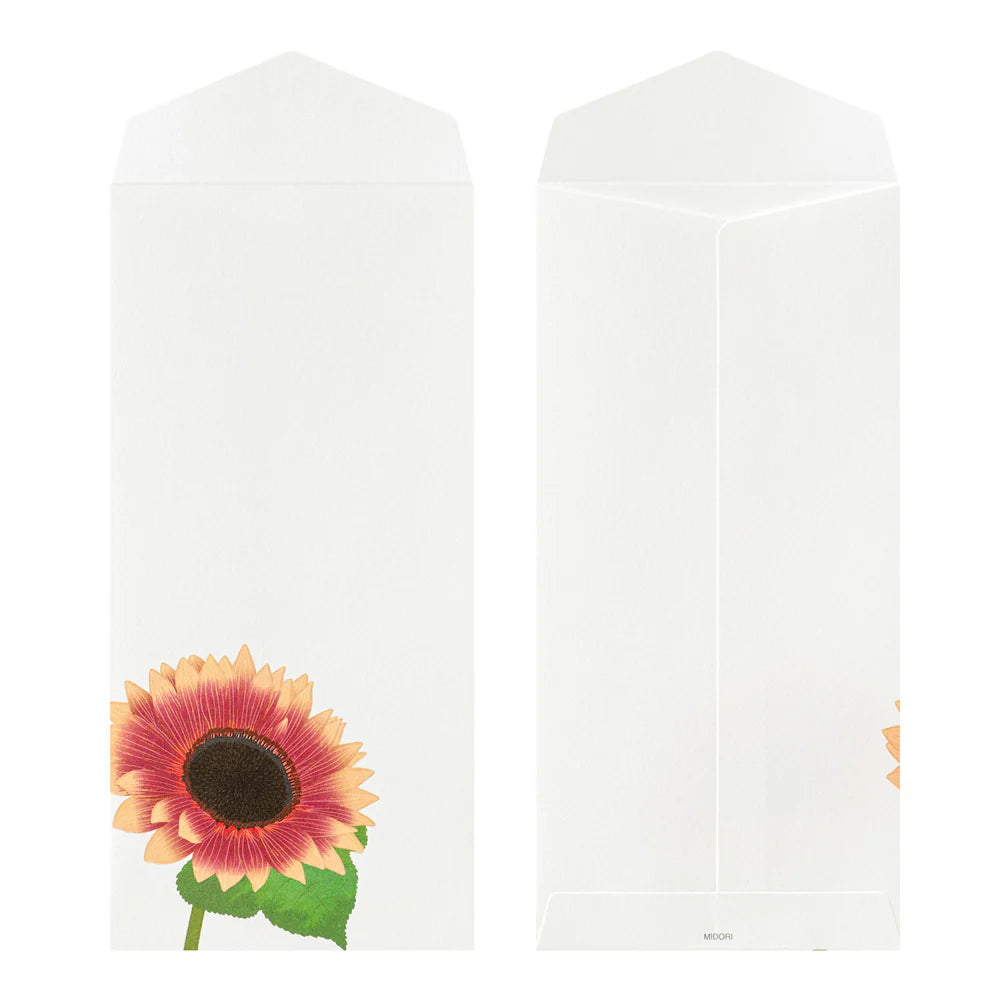Midori Envelopes - Four Designs Sunflower