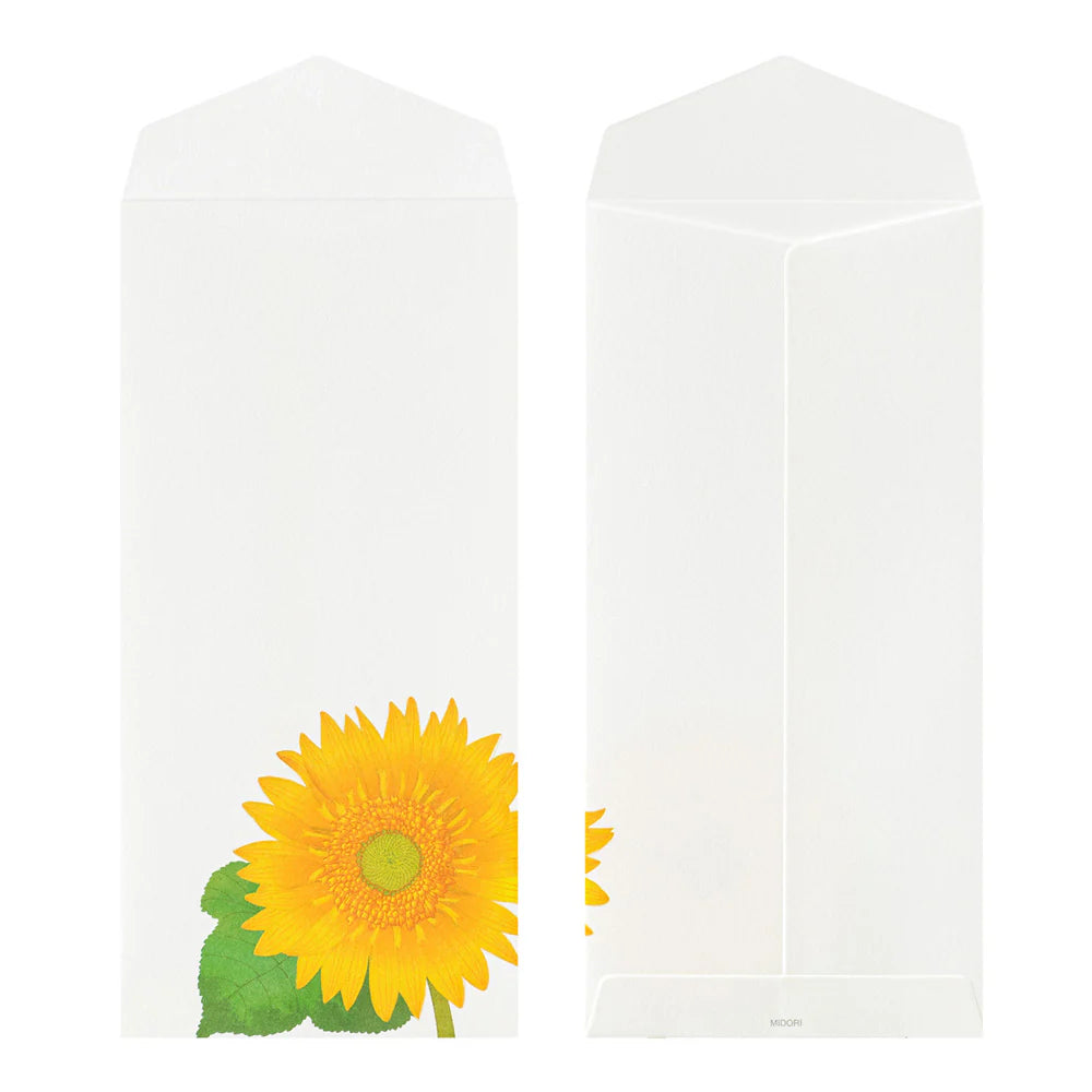 Midori Envelopes - Four Designs Sunflower