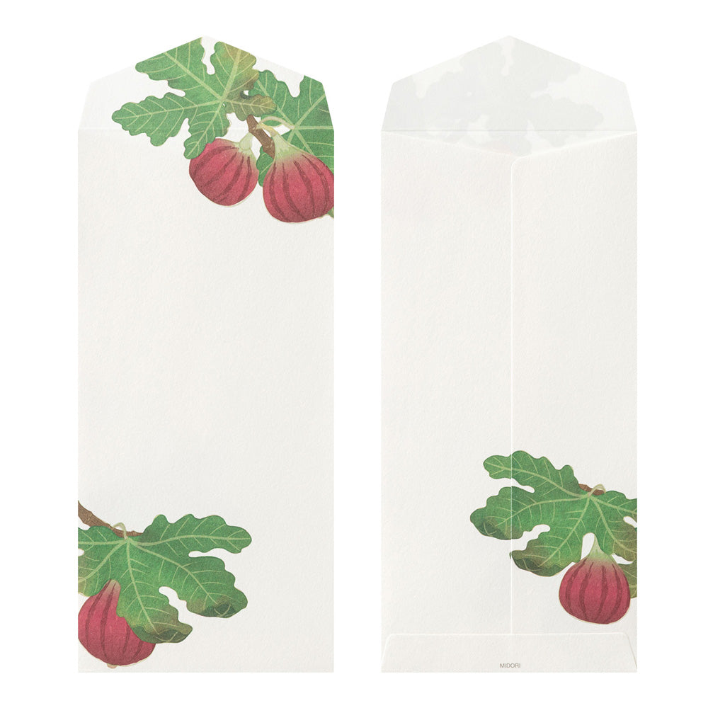 Midori Envelopes - Four Designs Autumn Fruits