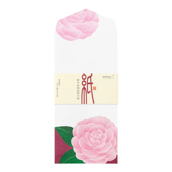 Midori Envelopes - Foil Stamping Otome Camellia