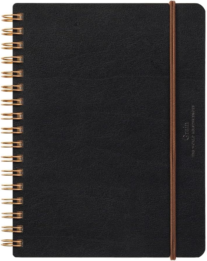 Midori Grain Spiral Ring B6 Notebook
