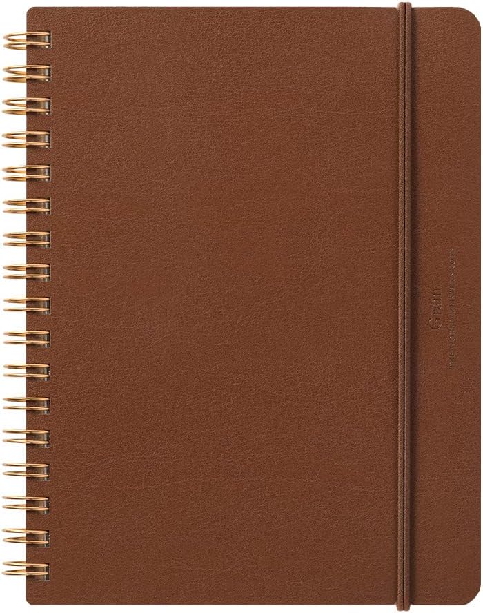 Midori Grain Spiral Ring B6 Notebook