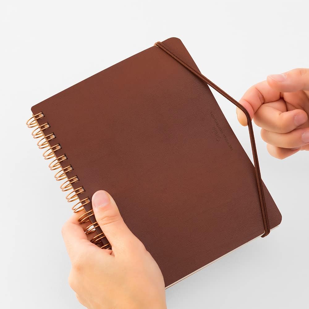 Midori Grain Spiral Ring B6 Notebook