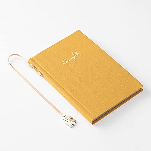 Midori 1 Year Diary/Journal with Embroidered Bookmark