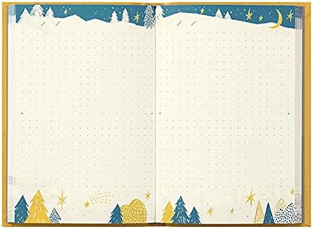 Midori 1 Year Diary/Journal with Embroidered Bookmark