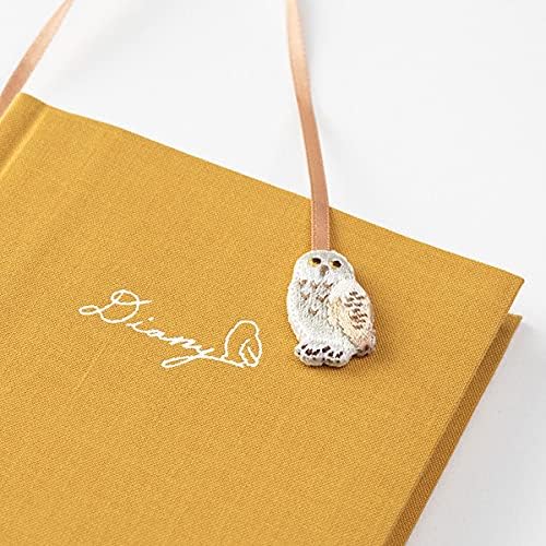 Midori 1 Year Diary/Journal with Embroidered Bookmark