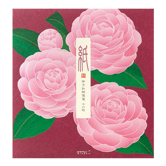 Midori Letter Pad - Foil Stamping Otome Camellia