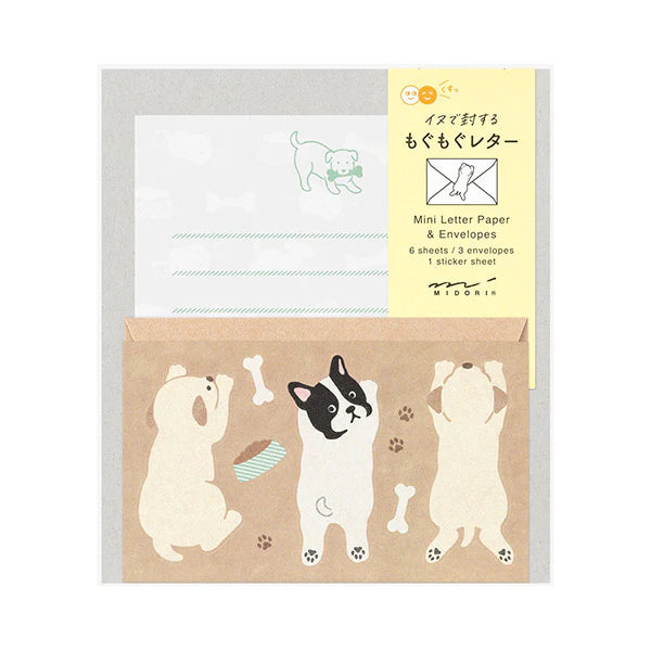 Midori Mini Letter Set - Hungry Dog
