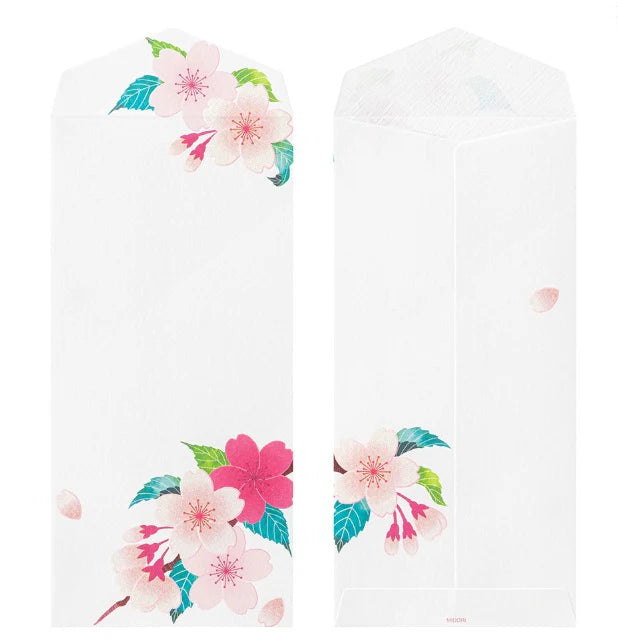 Midori Envelopes - Silk-printing Cherry Blossom