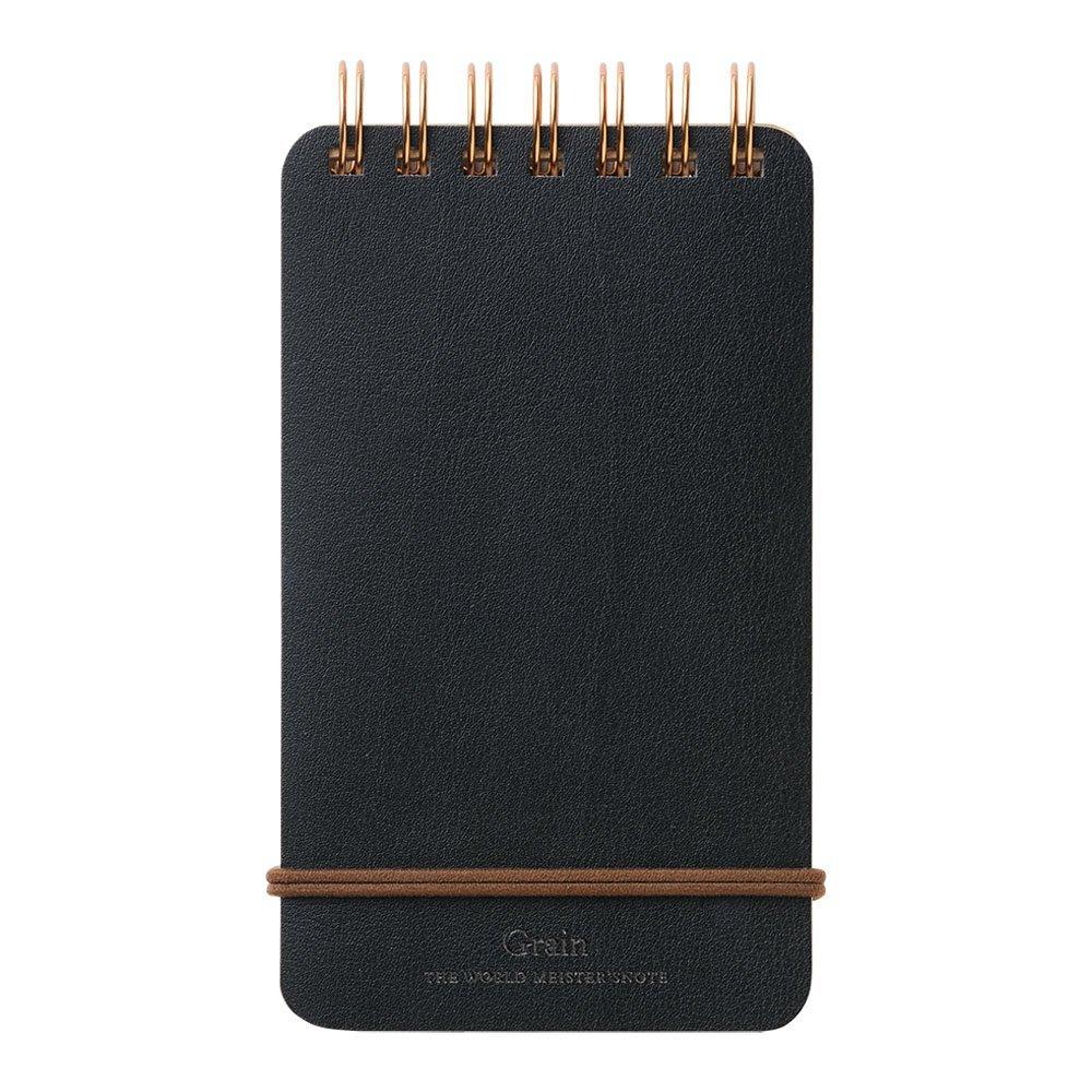 Midori Grain Spiral Ring Reporter Style Notepad