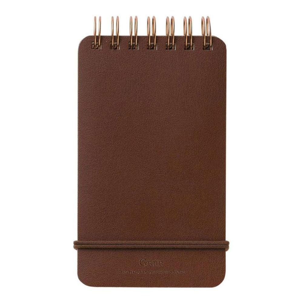 Midori Grain Spiral Ring Reporter Style Notepad