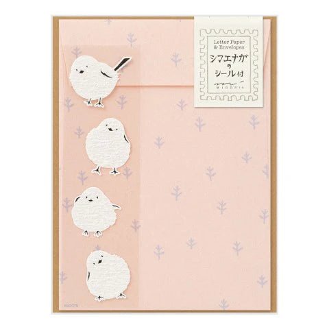 Midori Mini Letter Paper & Envelopes Animal Series