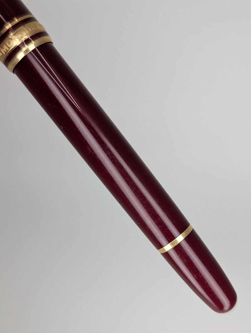 *Consignment* Montblanc Meisterstuck Bordeaux 144 W. Germany Fountain Pen 14k Gold Nib