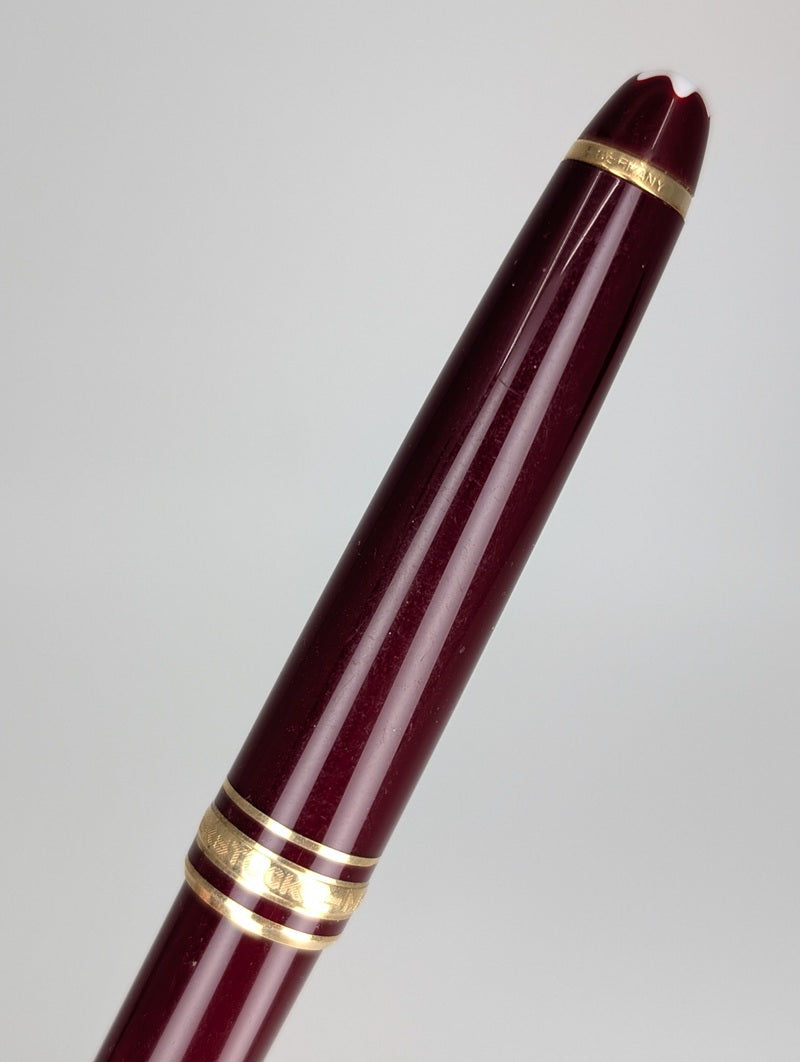 *Consignment* Montblanc Meisterstuck Bordeaux 144 W. Germany Fountain Pen 14k Gold Nib