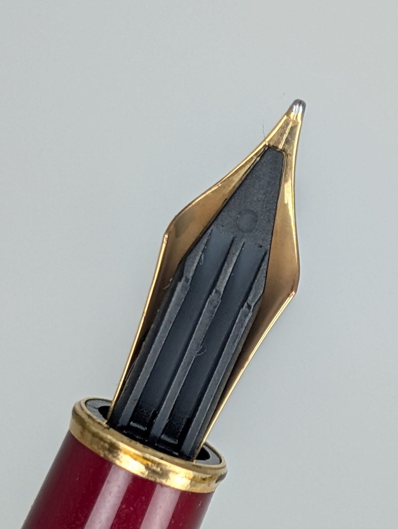 *Consignment* Montblanc Meisterstuck Bordeaux 144 W. Germany Fountain Pen 14k Gold Nib