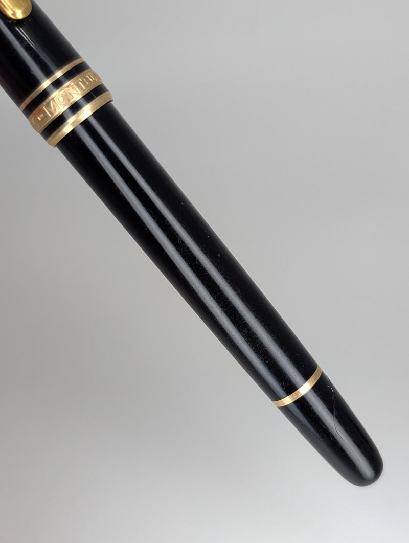 *Consignment* Montblanc Meisterstuck 163 Black / Gold Rollerball Pen