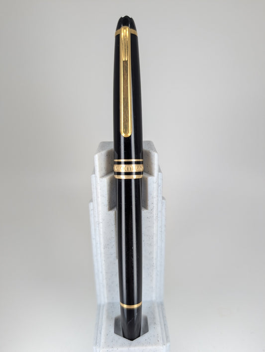 *Consignment* Montblanc Meisterstuck 163 Black / Gold Rollerball Pen