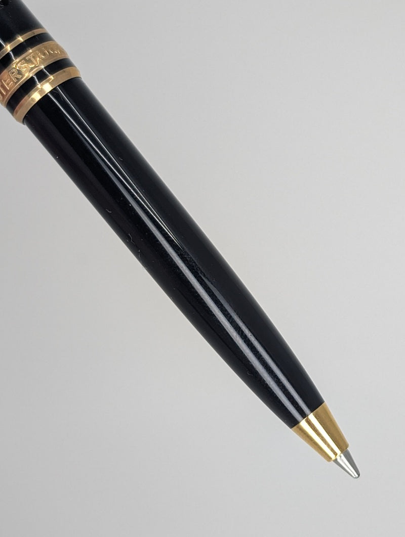 *Consignment* Montblanc Meisterstuck Ballpoint / Pencil Set Black with Gold Trim