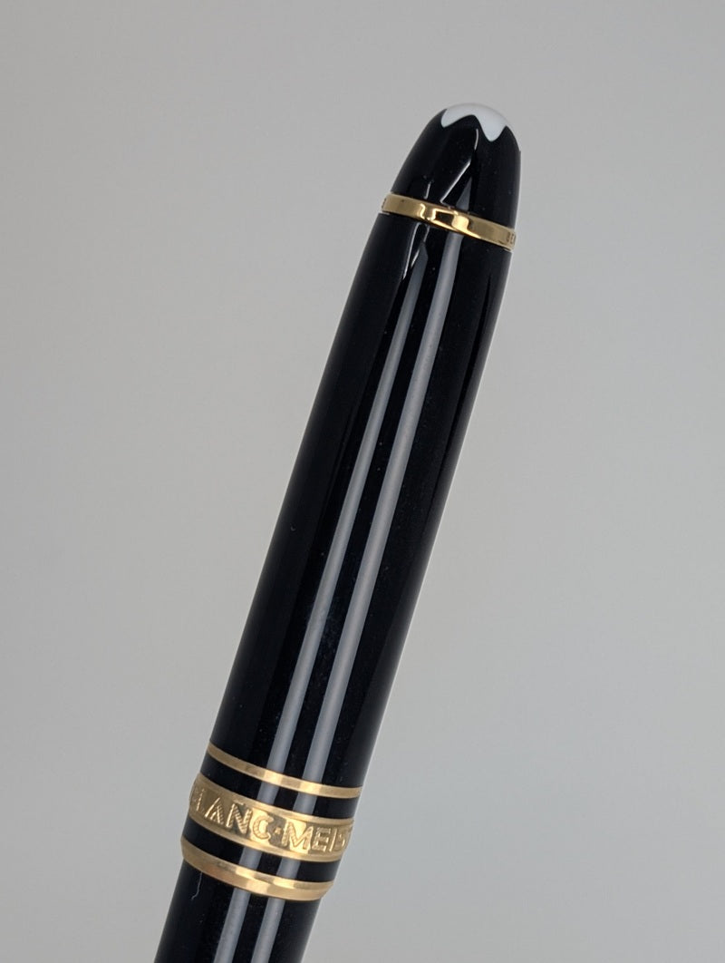 *Consignment* Montblanc Meisterstuck Ballpoint / Pencil Set Black with Gold Trim