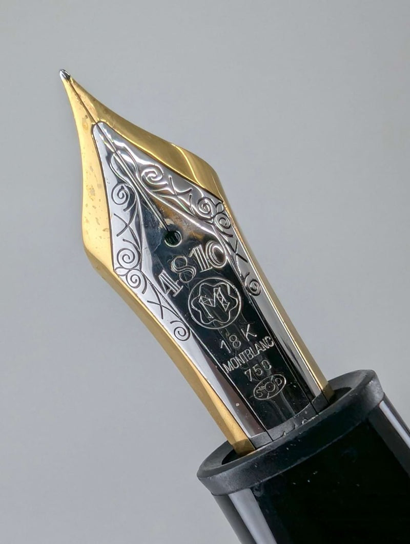 *Consignment* Montblanc Meisterstuck No.149 Desk Set Fountain Pen 18k Gold Fine Nib