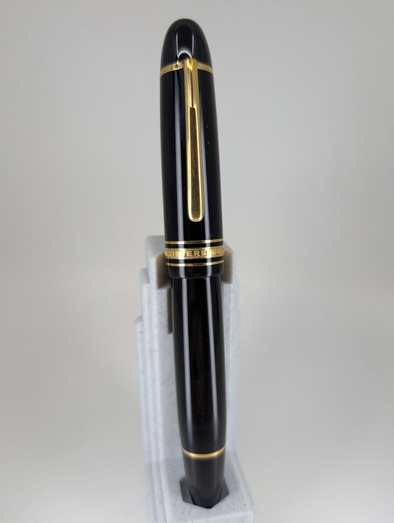 *Consignment* Montblanc Meisterstuck No.149 Desk Set Fountain Pen 18k Gold Fine Nib
