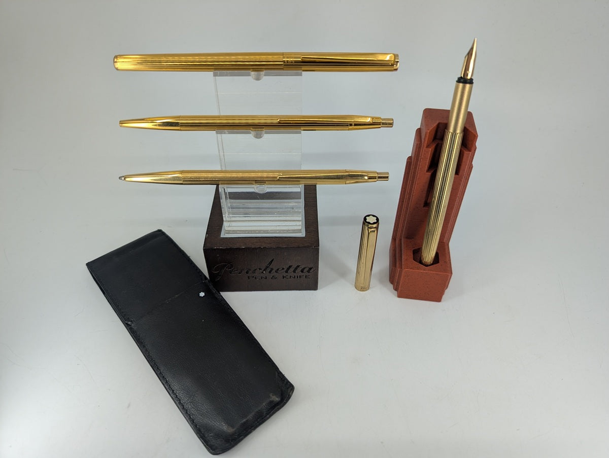 *Consignment* Montblanc Noblesse Gold Filled 4 Pen Set