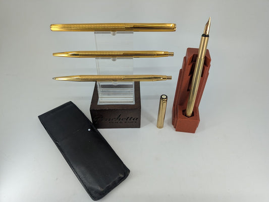 *Consignment* Montblanc Noblesse Gold Filled 4 Pen Set