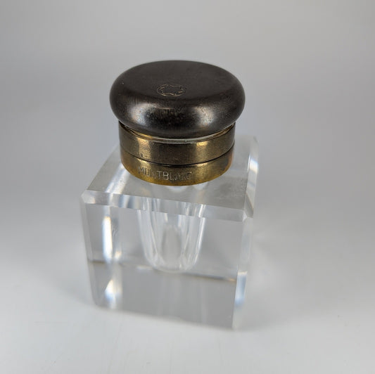 *Consignment* Vintage Montblanc Crystal Inkwell