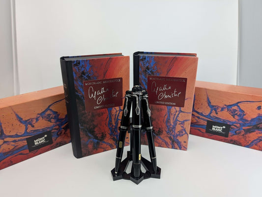 *Consignment* Montblanc Writer's Edition Agatha Christie Pen Set Fountain Pen | Mechanical Pencil | Ballpoint